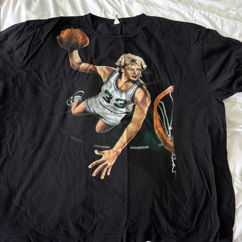 Black Graphic Basketball T-Shirt